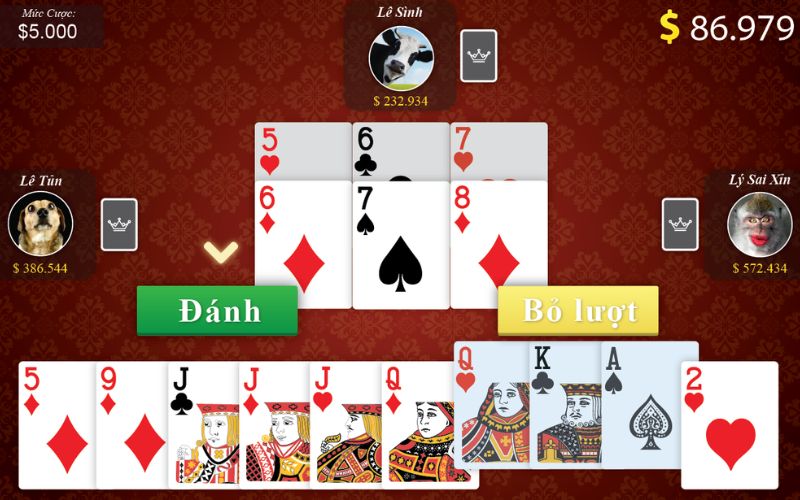 kinh nghiệm chơi tiến lên miền nam hiệu quả